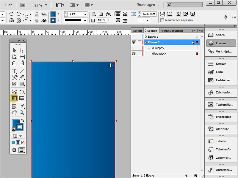 Crearea unui afiș în Adobe InDesign - Partea 1: Efect de raze