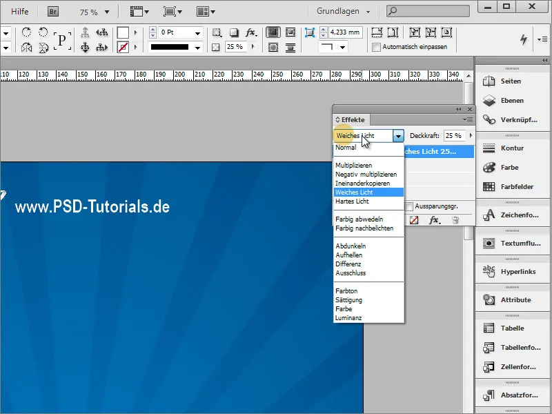 Proiectare de afiș în Adobe InDesign - Partea 1: Efect de raze.