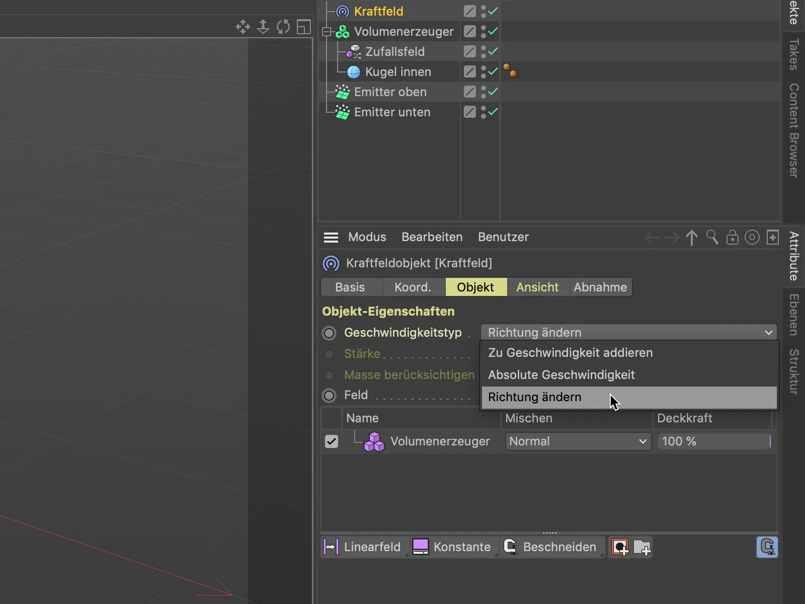 Neu in Release 21 – Vektor-Volumen und Kraftfeld