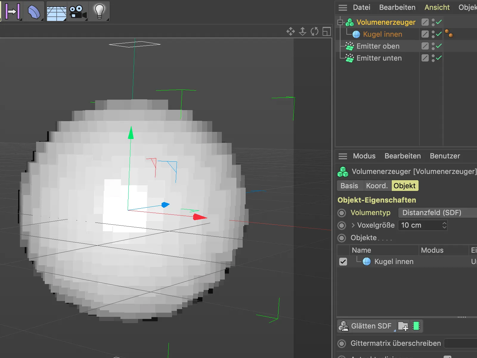 Neu in Release 21 – Vektor-Volumen und Kraftfeld