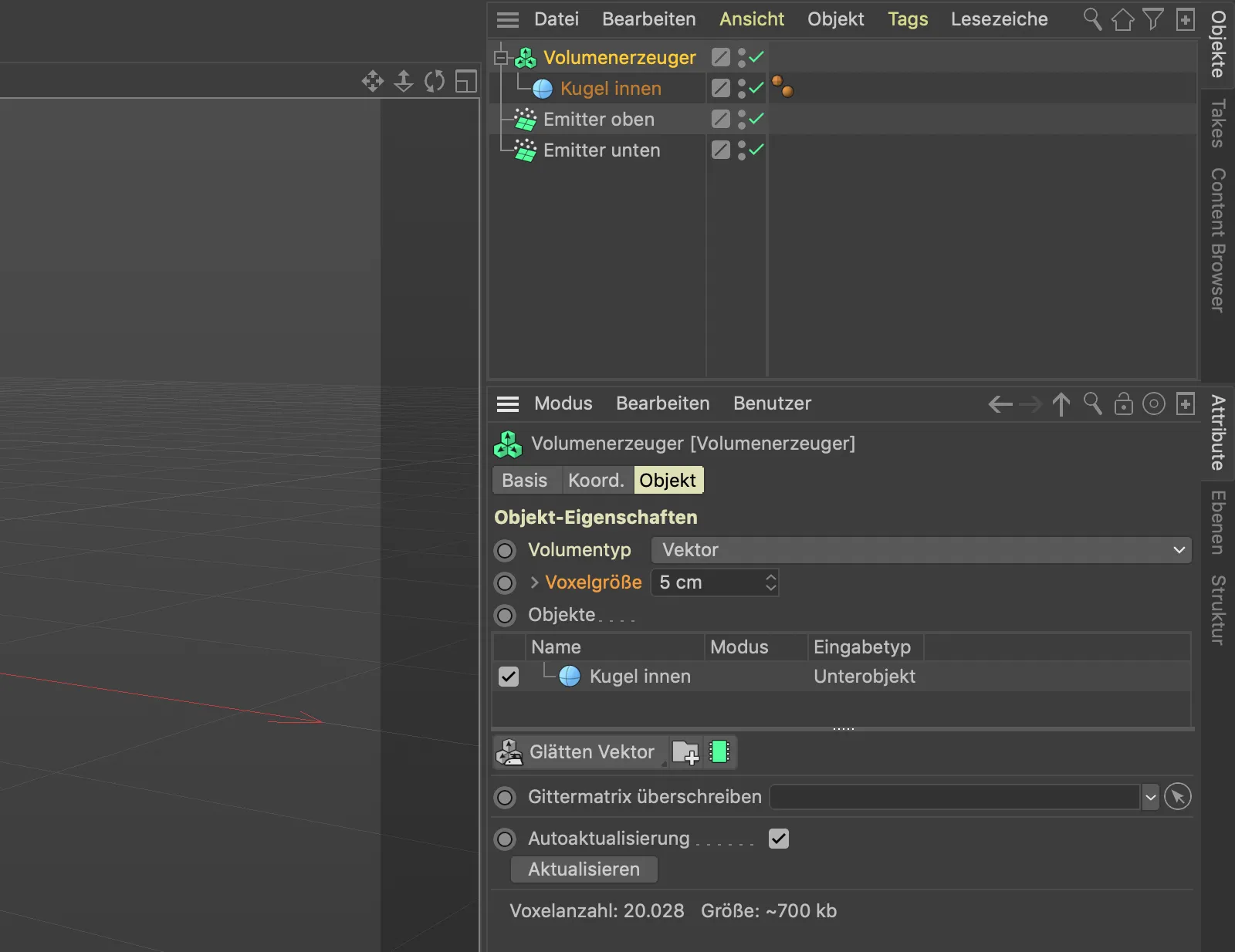 Neu in Release 21 – Vektor-Volumen und Kraftfeld