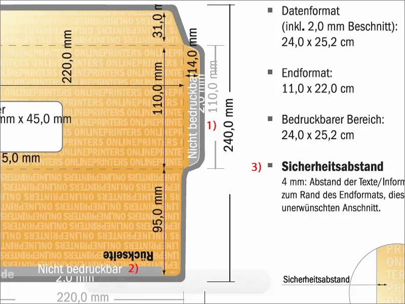 Generelle Druckvorbereitung und Briefumschläge im Businesslook gestalten