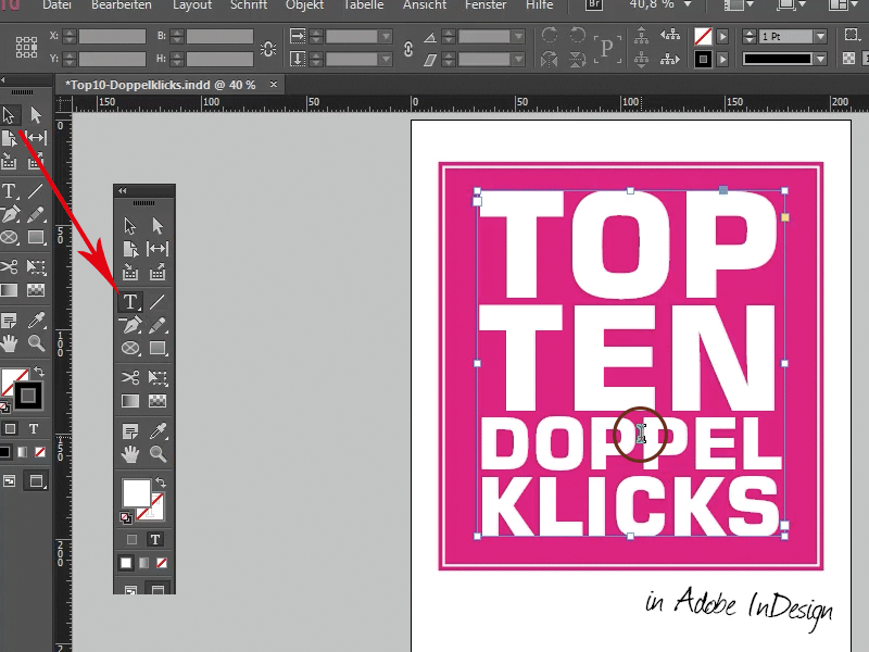 Top 10 dublu clicuri în InDesign