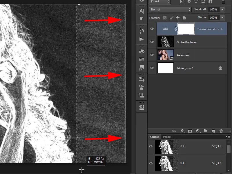 Photoshop-Composing - Feuer und Eis - Teil 02: Konturen erstellen zur Vorbereitung auf das Feuer