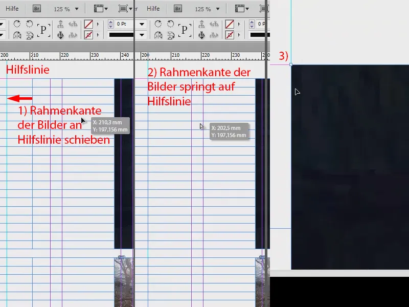 Visuelle Hilfsmittel in InDesign nutzen