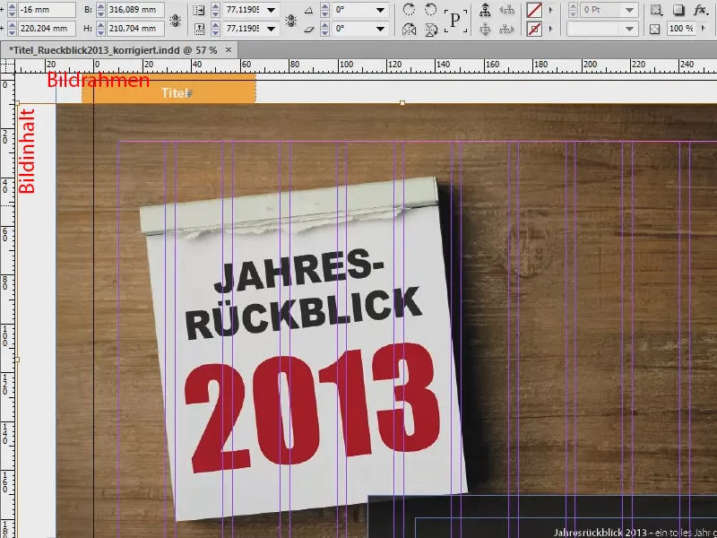 Visuelle Hilfsmittel in InDesign nutzen