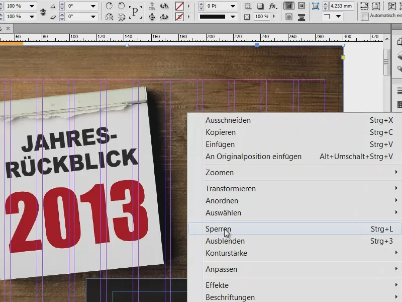 Visuelle Hilfsmittel in InDesign nutzen