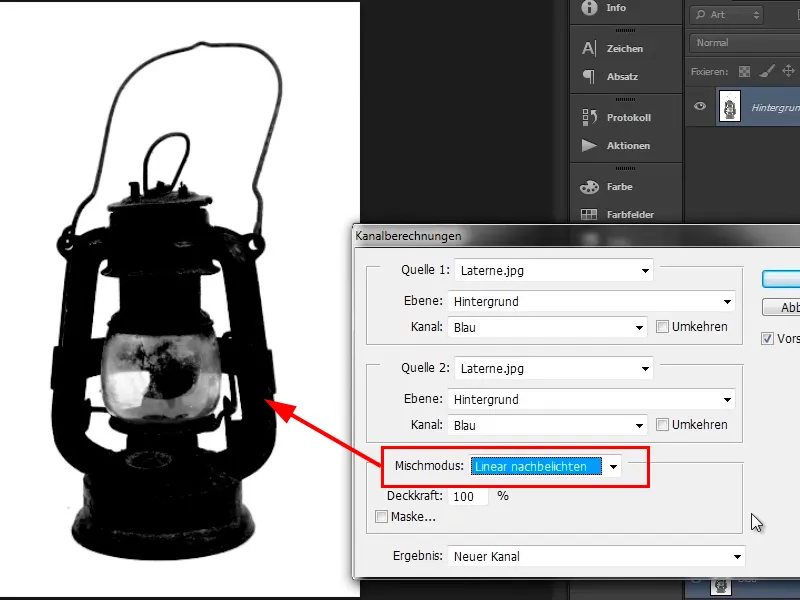 Photoshop-Composing - Oracolul mării - Partea 03: Decuparea lămpii.