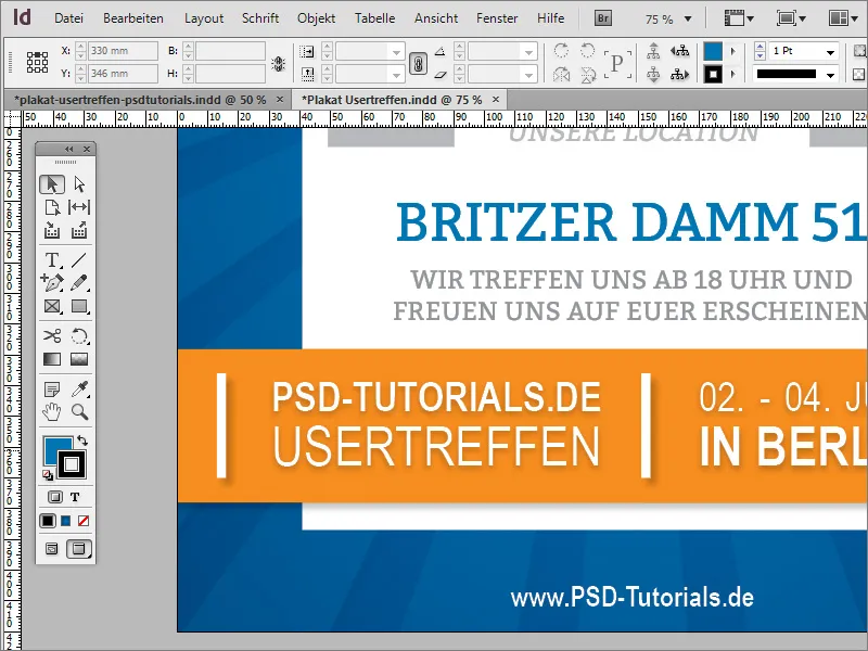 A crea un afiș în Adobe InDesign - Partea 3: Introducerea textelor