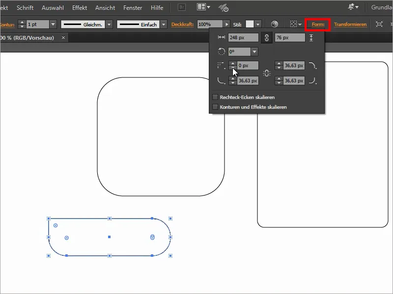 Tipps &amp; Tricks zu Adobe Illustrator: Abgerundete Ecken - drei Möglichkeiten