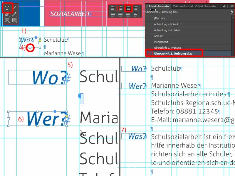 Falzflyer DIN A5 - Hochformat mit 4 Seiten gestalten und drucken Teil 2