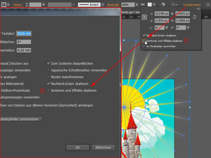 Tipps &amp; Tricks zu Adobe Illustrator: Skalieren von Effekten und Konturen