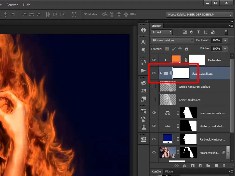 Compunere în Photoshop - Foc și Gheață - Partea 05: Aducerea focului la viață