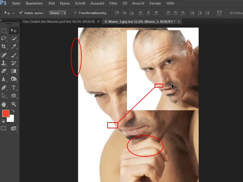 Photoshop-Composing - Oracolul mării - Partea 05: Pregătire și plasare mască.