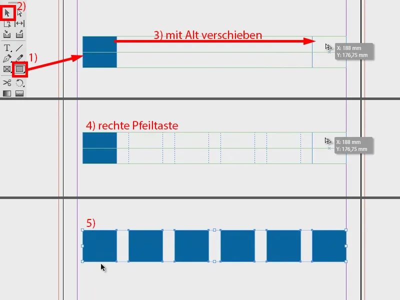 Tipps &amp; Tricks zu Adobe InDesign: Mehrfachkopie von Objekten - Tastaturakrobaten aufgepasst