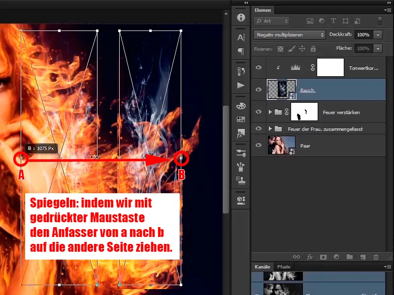 Photoshop-Composing - Foc și Gheață - Partea 08: Unde este foc, este și fum