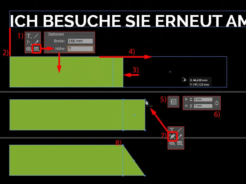 Beidseitig bedruckter moderner Türanhänger für jeden Zweck Teil 2