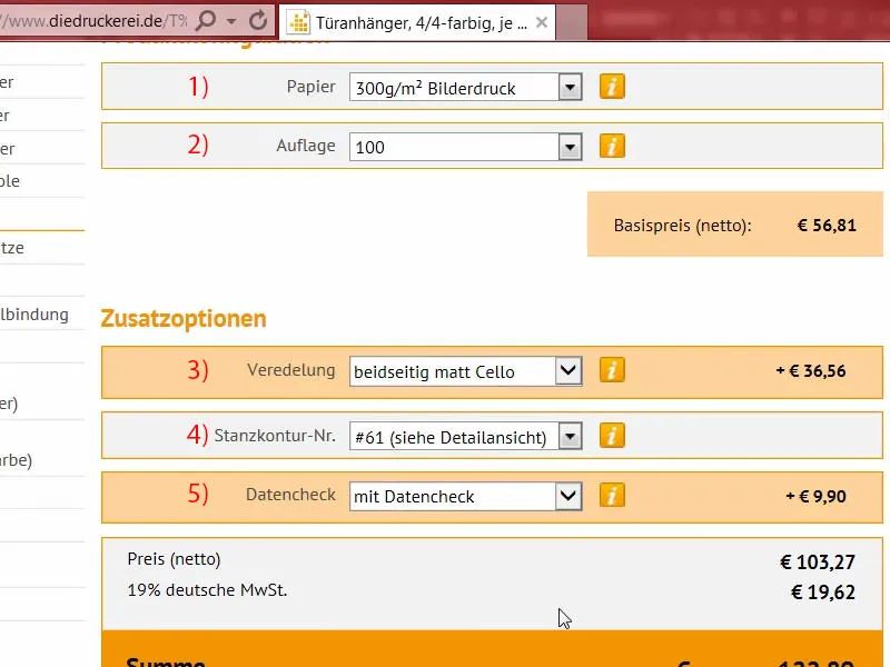 Beidseitig bedruckter moderner Türanhänger für jeden Zweck Teil 2