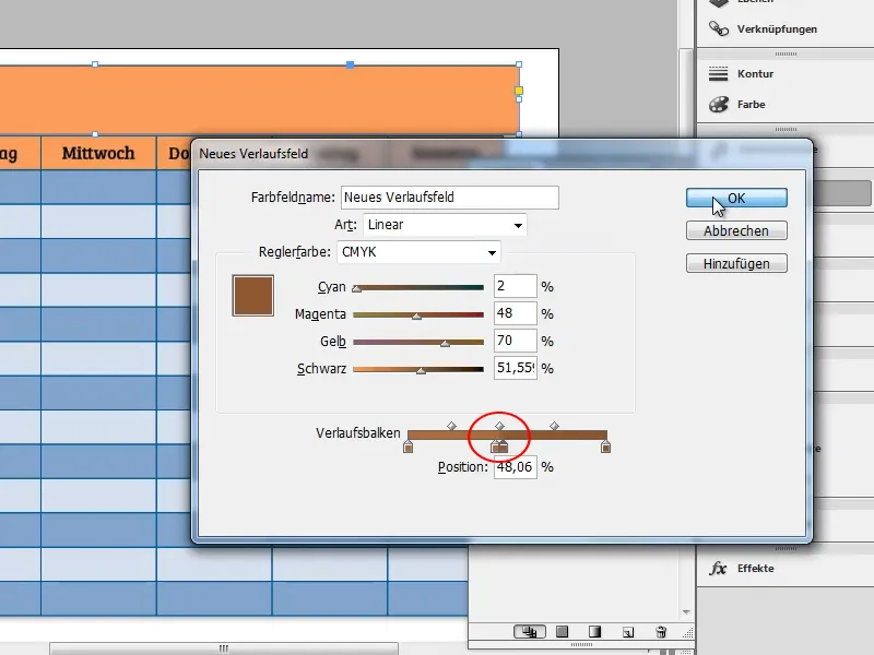 Stundenplan erstellen in Adobe InDesign