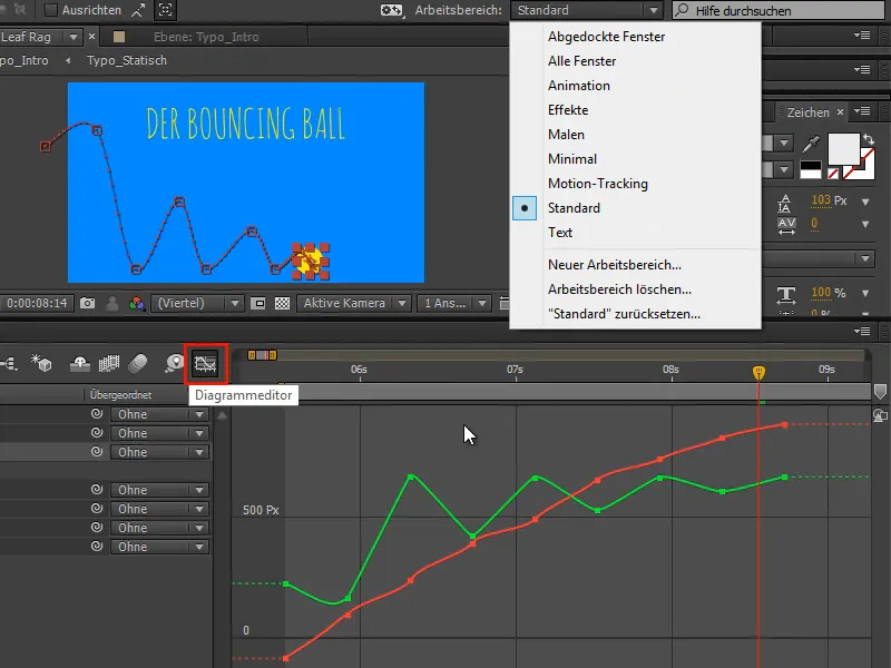 Animation leicht gemacht: Bouncing Ball - die Kurven