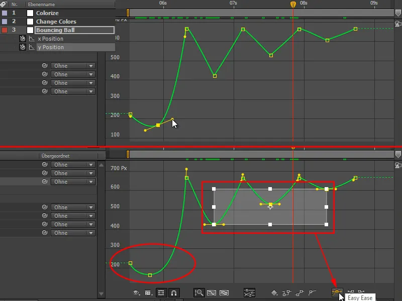 Animation leicht gemacht: Bouncing Ball - die Kurven