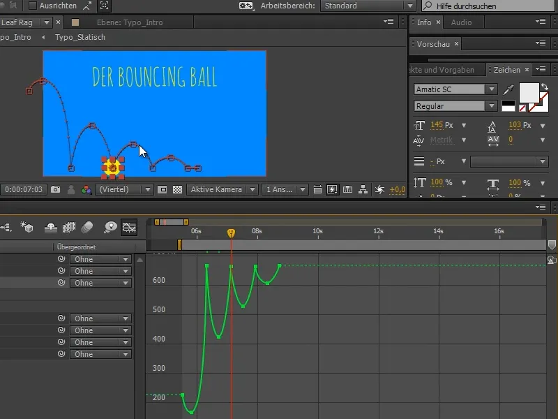 Animation leicht gemacht: Bouncing Ball - die Kurven