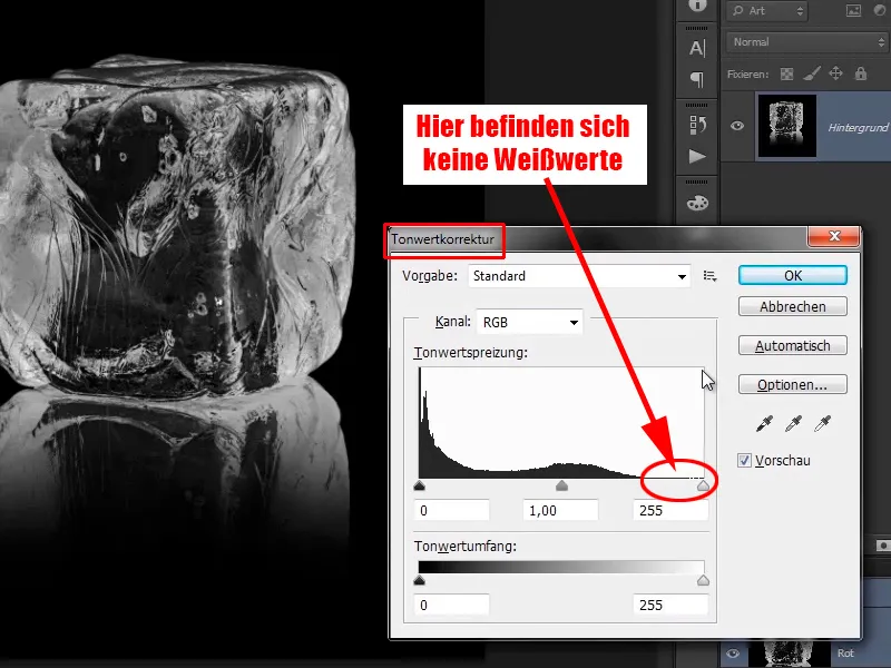 Photoshop-Composing - Foc și gheață - Partea 10: Îmbunătățirea suplimentară a aspectului geros