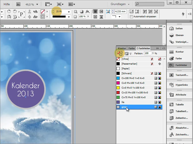 A crea un calendar foto cu copertă în Adobe InDesign