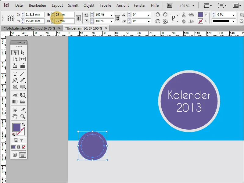 A proiecta un calendar foto cu copertă în Adobe InDesign.