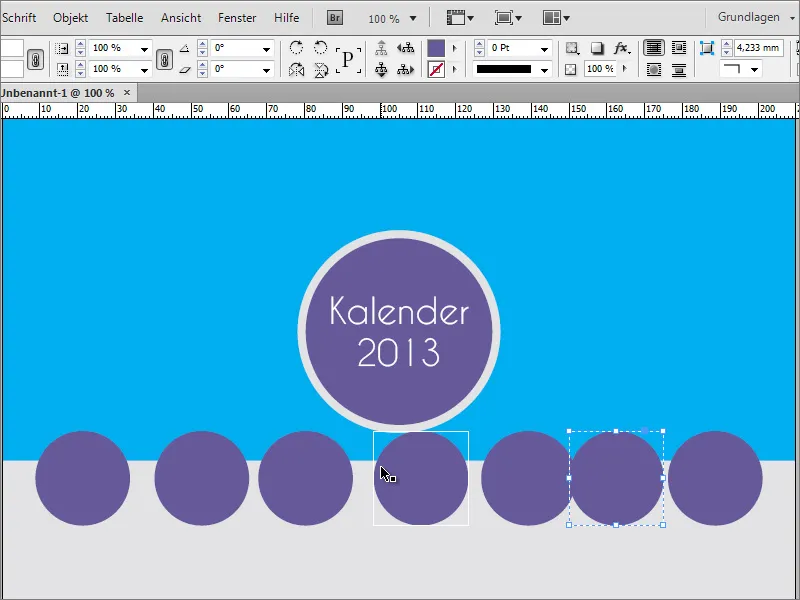 A crea un calendar foto cu copertă folosind Adobe InDesign.