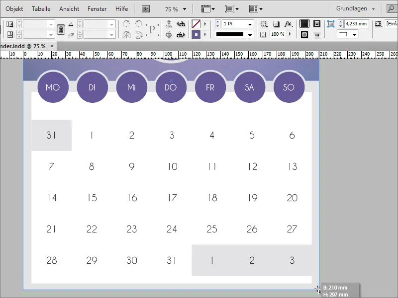 A crea un calendar foto inclus, cu o copertă, în Adobe InDesign.