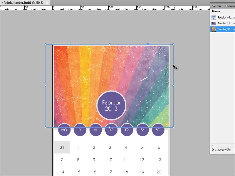 Realizați un calendar foto inclusiv coperta în Adobe InDesign