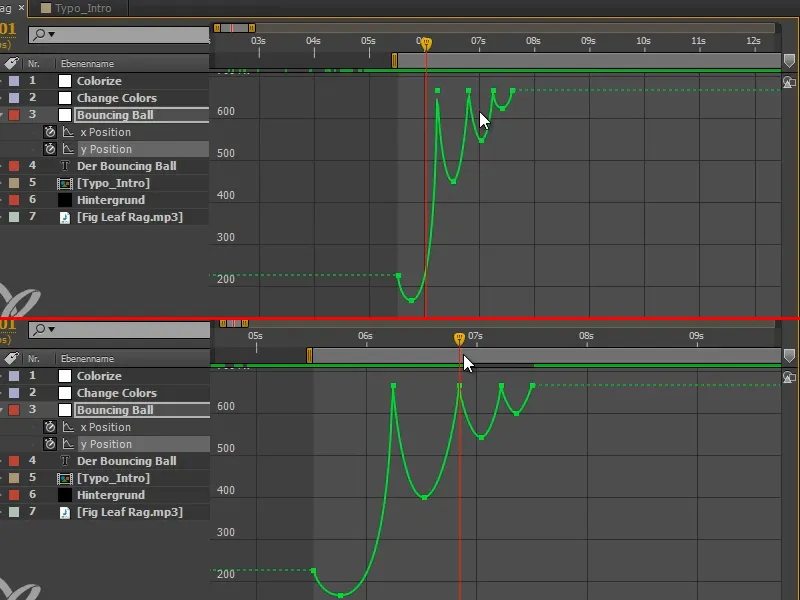 Animation leicht gemacht: Bouncing Ball - das Timing