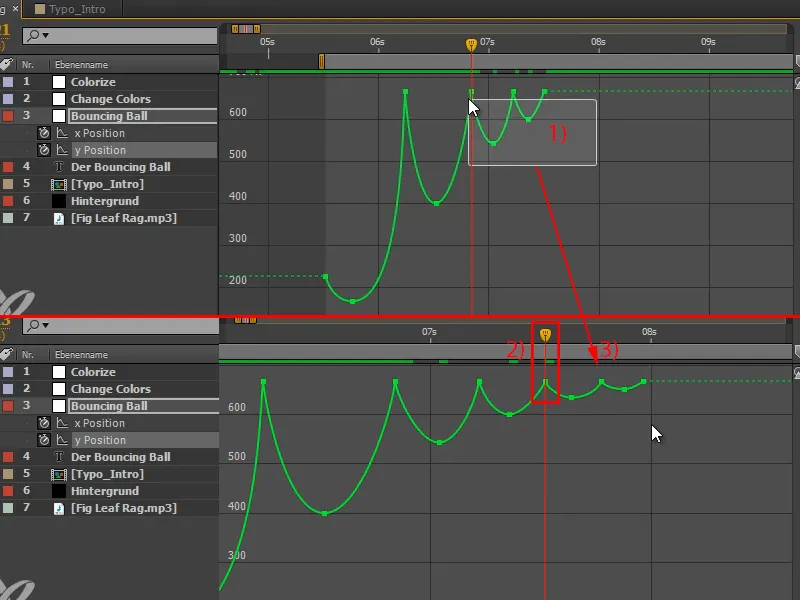 Animation leicht gemacht: Bouncing Ball - das Timing