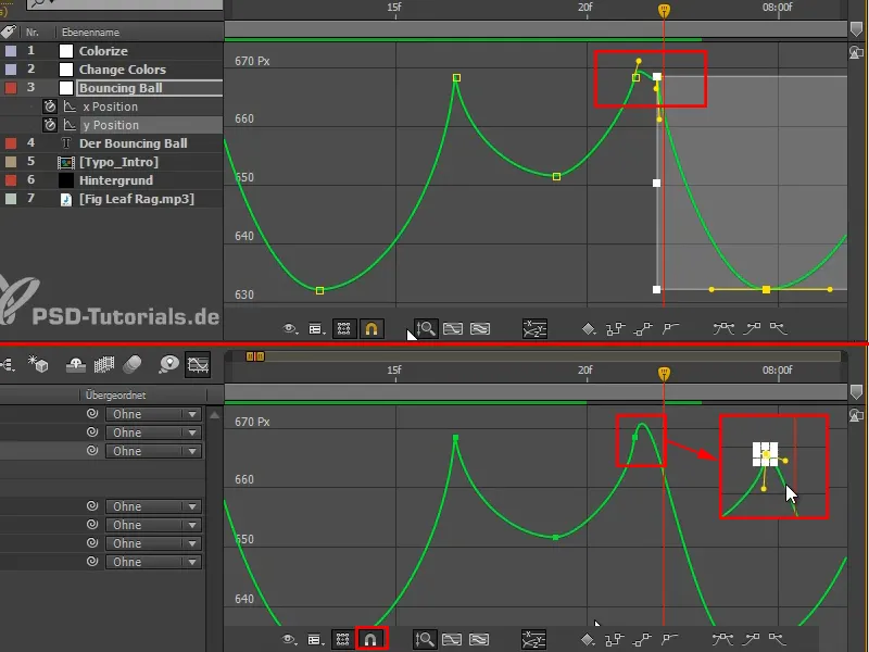 Animation leicht gemacht: Bouncing Ball - das Timing