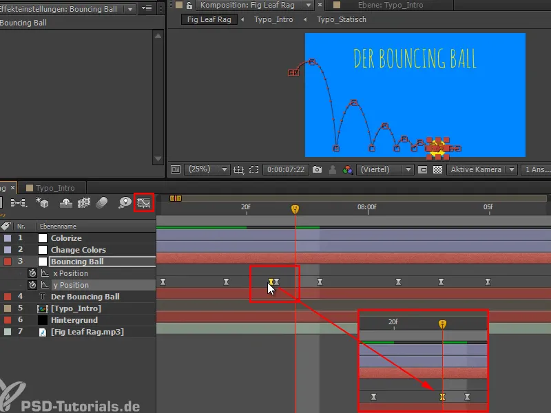 Animation leicht gemacht: Bouncing Ball - das Timing