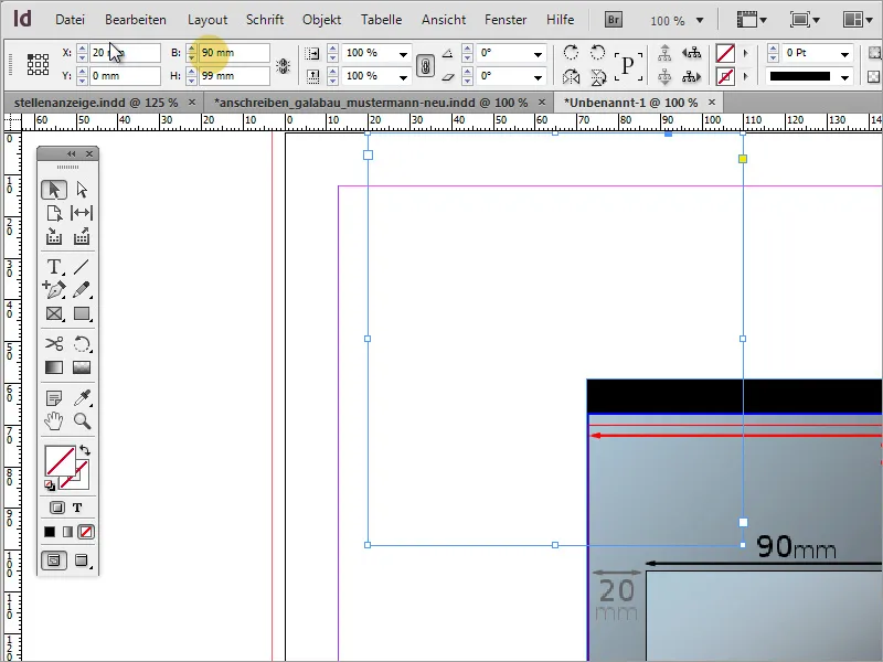 A crea un șablon de hârtie de scris clasic/modern și jucăuș în Adobe InDesign.