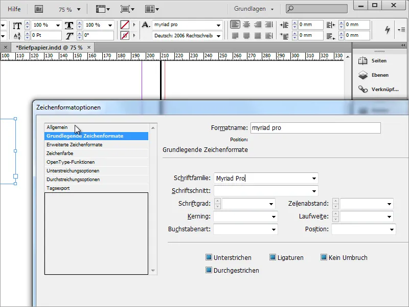 Elaborați un șablon de hârtie de scris clasic/modern și jucăuș în Adobe InDesign.