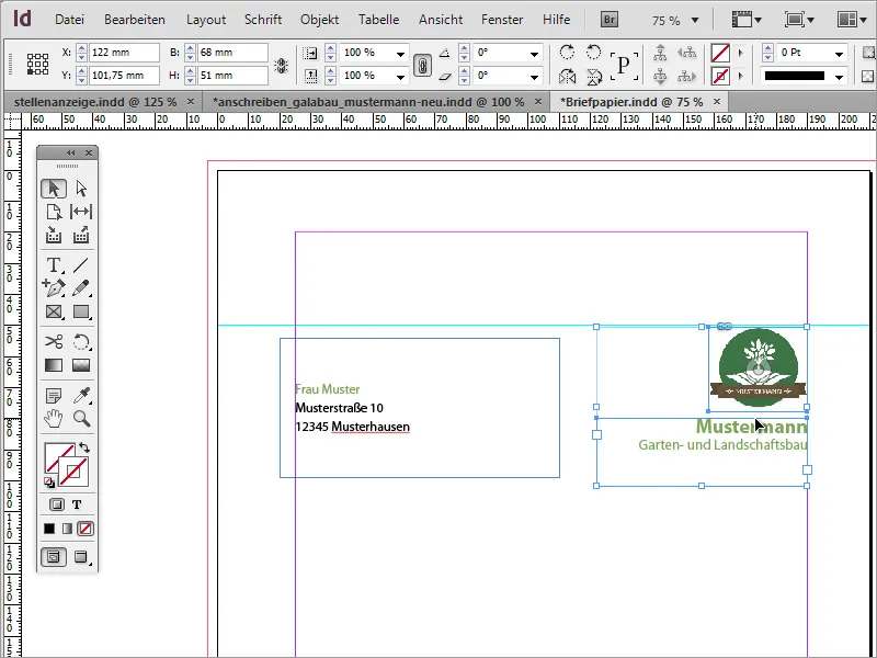 A crea o hârtie de scris clasică/modernă și jucausă în Adobe InDesign.