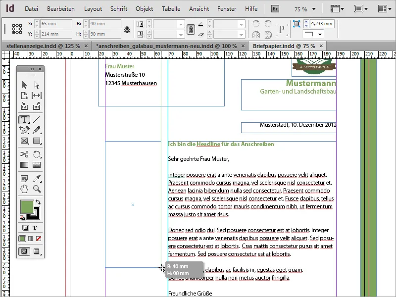 Proiectați hârtie de scris clasică/modernă și jucausă în Adobe InDesign.