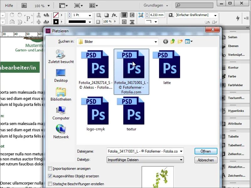 Creează un anunț de angajare în Adobe InDesign.