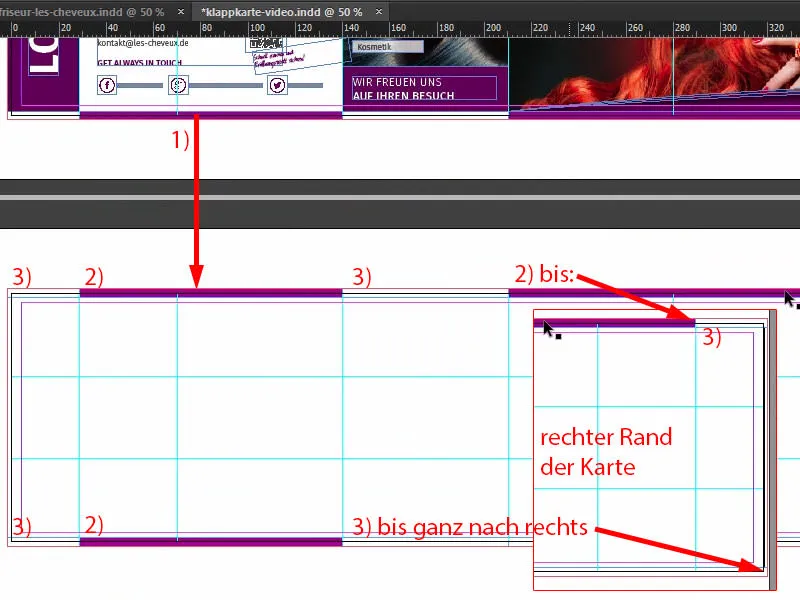 Klappkarte professionell designen, veredeln und drucken lassen Teil 2