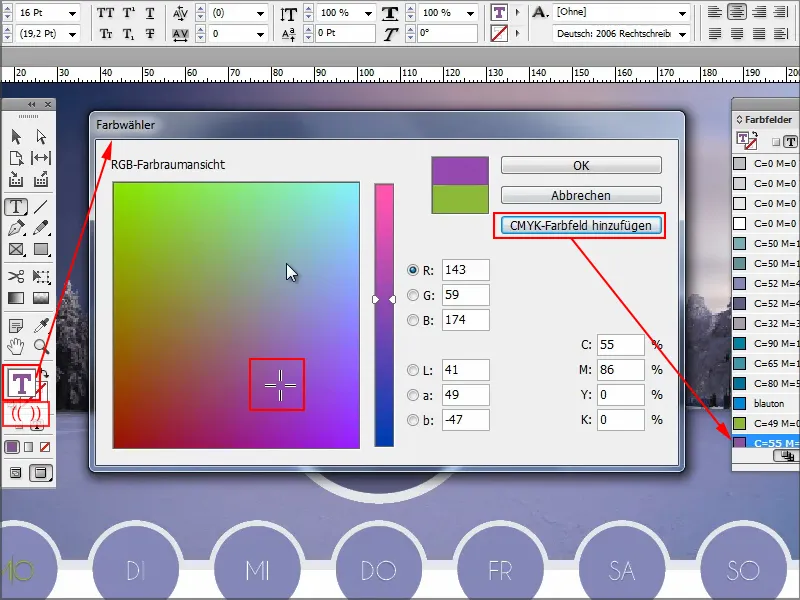 Tipps &amp; Tricks zu Adobe InDesign: Schnell neue Farbfelder hinzufügen