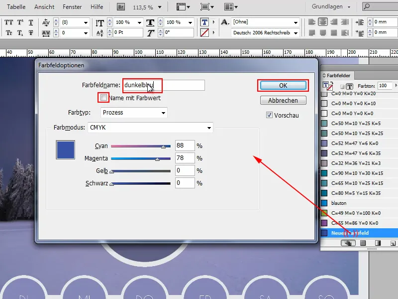 Tipps &amp; Tricks zu Adobe InDesign: Schnell neue Farbfelder hinzufügen