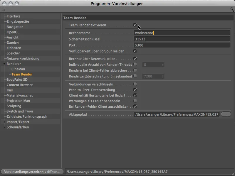 Neu in Release 15 - Rendering mit Team Render