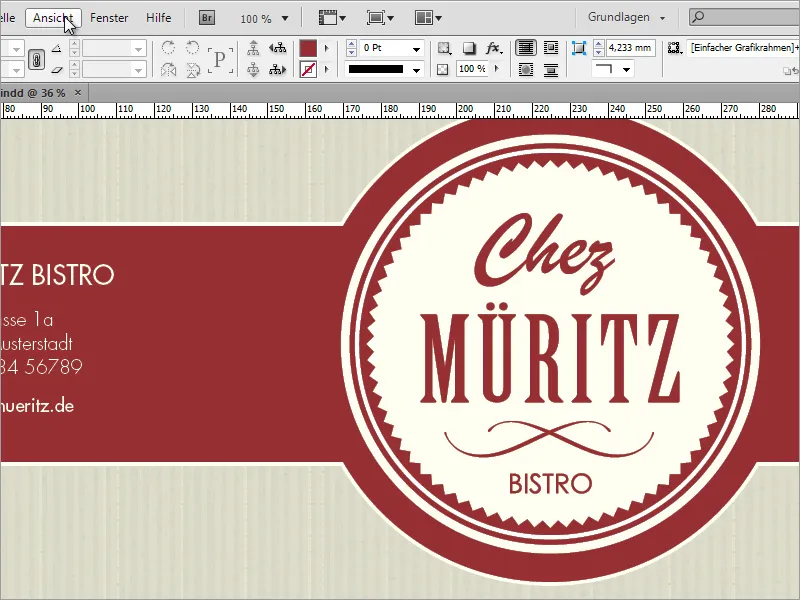 A crea un meniu profesional în Adobe InDesign - Partea 1.