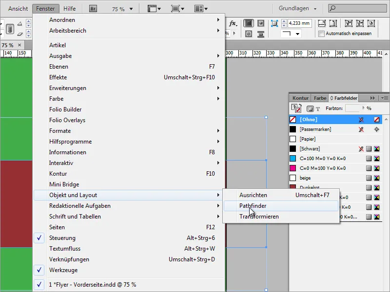 A crea un meniu profesional în Adobe InDesign - Partea 1