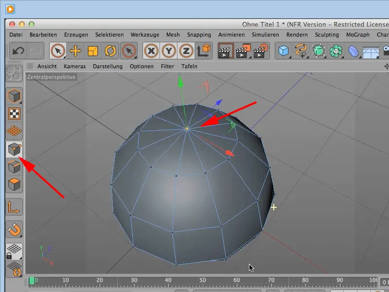 Modelarea în CINEMA 4D - Antrenament creativ: Partea 02 - Pregătirea obiectului de bază