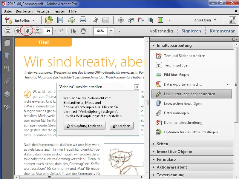 Texte und Objekte bearbeiten mit Acrobat