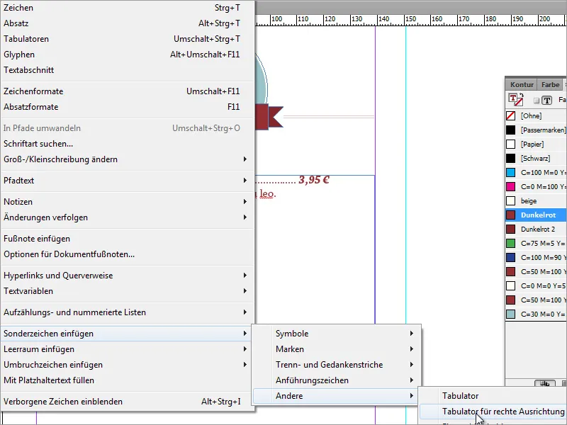 Crearea unui meniu profesional în Adobe InDesign - Partea 4